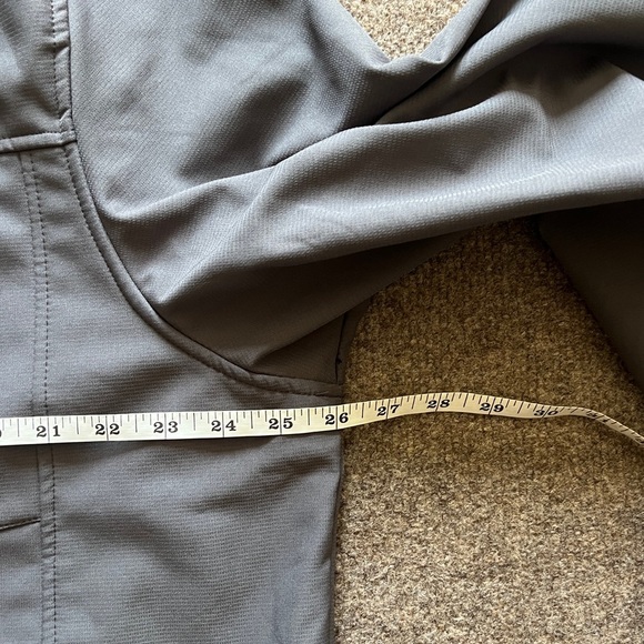 Swiss Tech Grey Softshell Jacket Men XL Water Resistant Fleece Lined Windbreaker - Picture 16 of 16